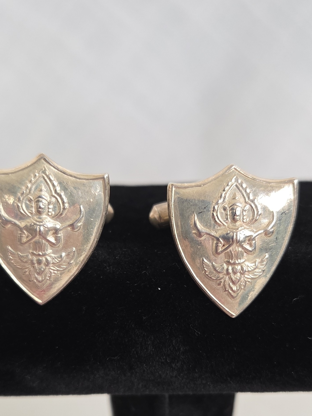 Vintage .925 Sterling Silver Cufflinks Made In Thailand